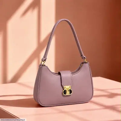 Women's Leather Plain Shoulder Bag Loved by 23+