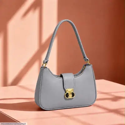 Women's Leather Plain Shoulder Bag Loved by 23+