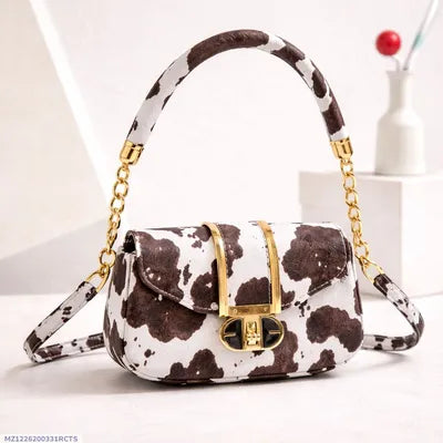 Women's Leather Plain Shoulder Bag