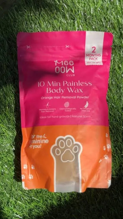 MEOW Hair Removal Wax Powder for Body, Arms & Legs