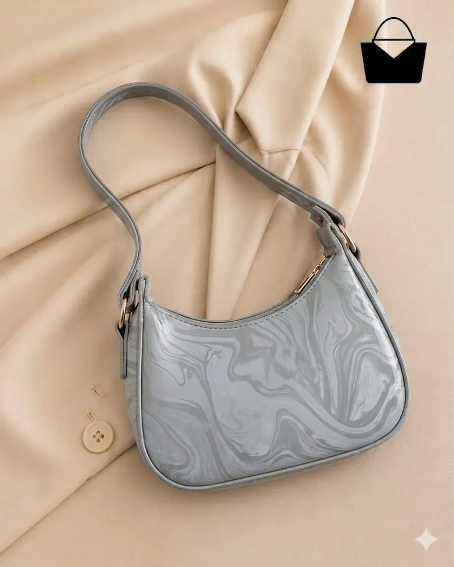 Women's Leather Plain Shoulder Bag