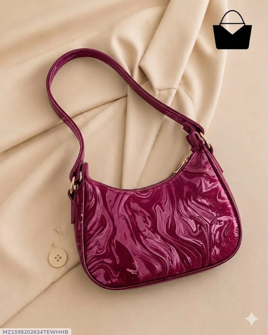 Women's Leather Plain Shoulder Bag