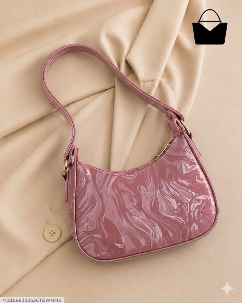 Women's Leather Plain Shoulder Bag