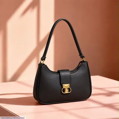 Women's Leather Plain Shoulder Bag Loved by 23+