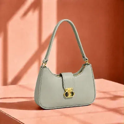 Women's Leather Plain Shoulder Bag Loved by 23+