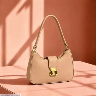 Women's Leather Plain Shoulder Bag Loved by 23+