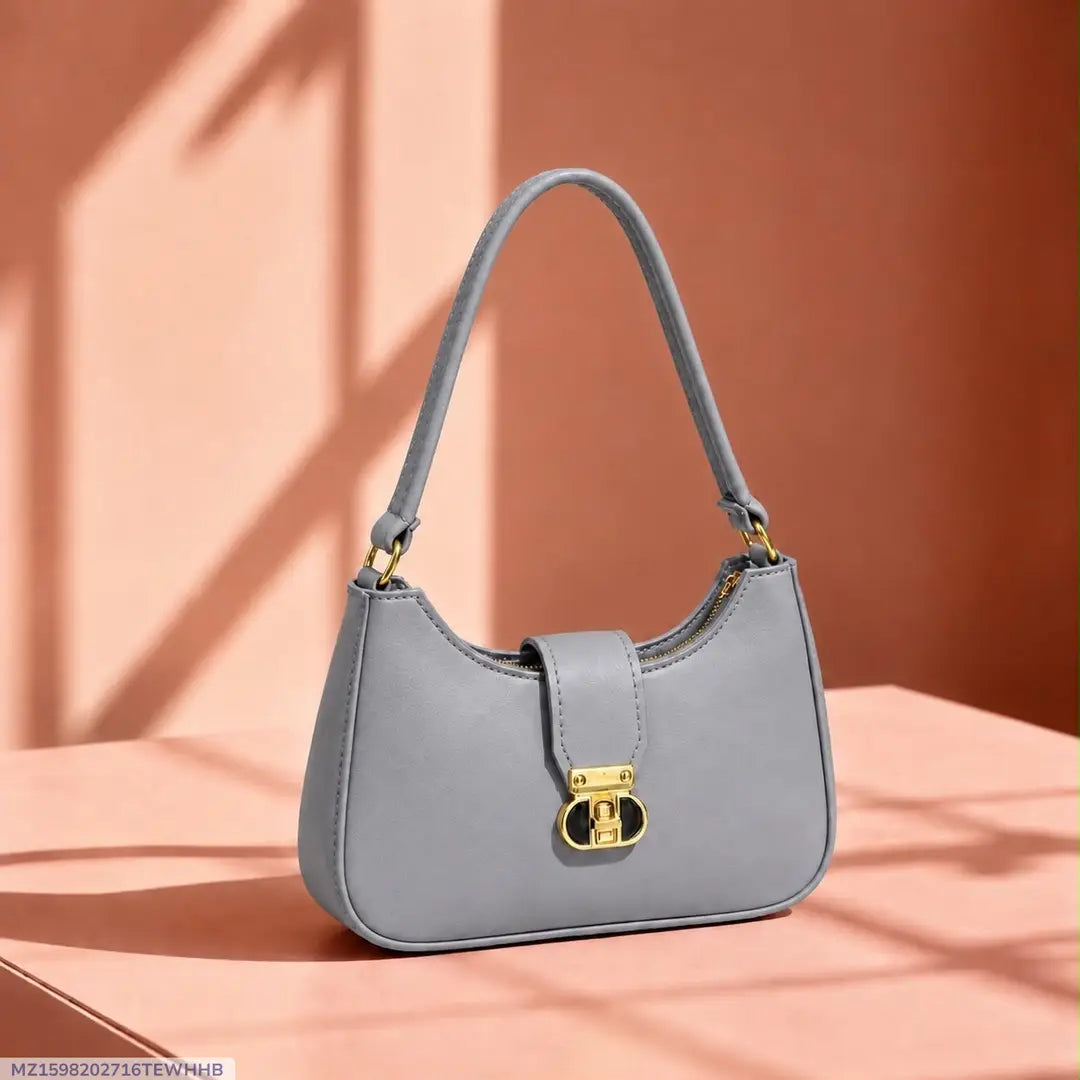 Women's Leather Plain Shoulder Bag Loved by 23+