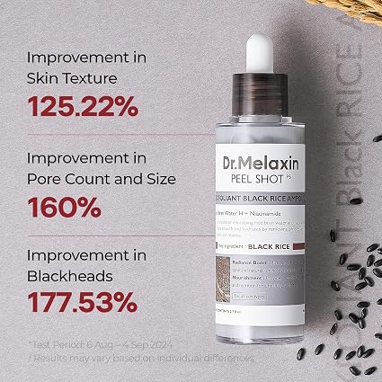 Dr.Melaxin Peel Shot Black Rice Exfoliating Ampoule